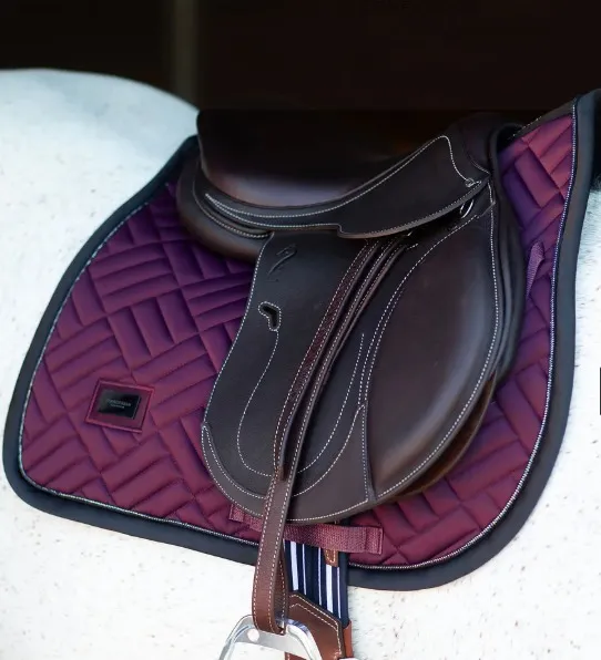 Luxurious quilted saddle pad